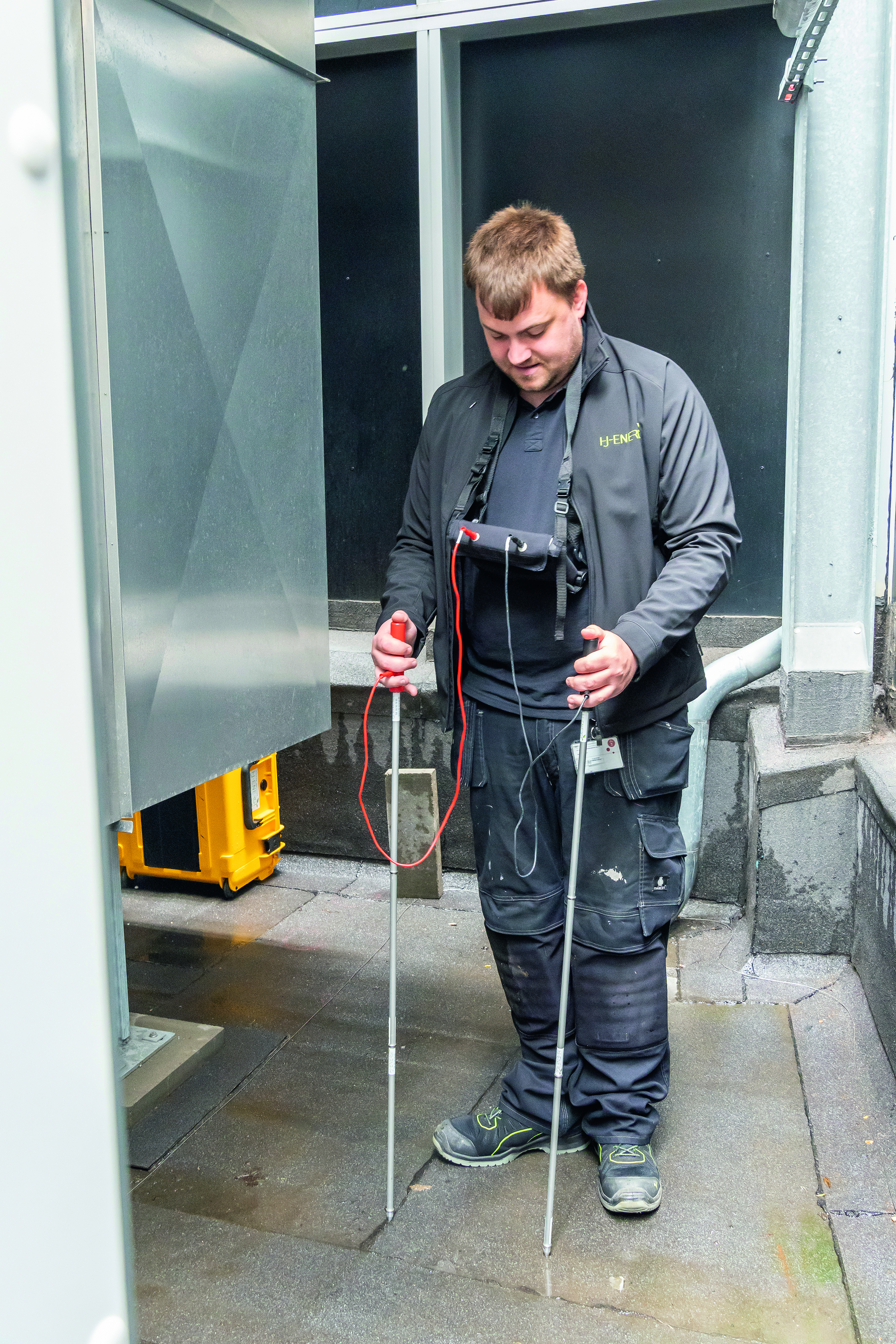 Figur 57. Eksempel på lokalisering af utætheder på tagdækninger af membraner.